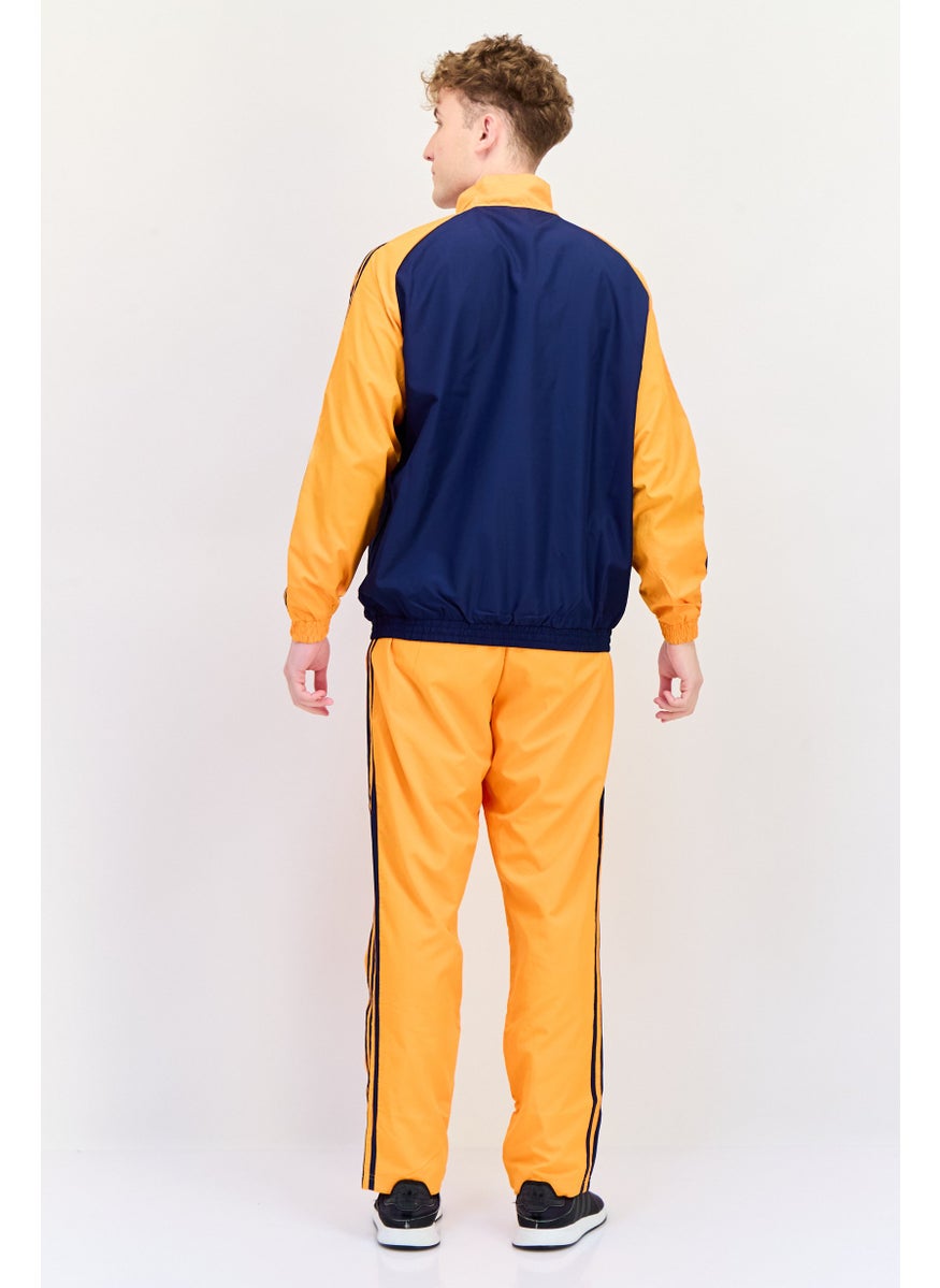 Adidas Men 2 Pieces Sportswear Fit Long Sleeve Outdoor Tracksuit, Multicolor  - Image 4