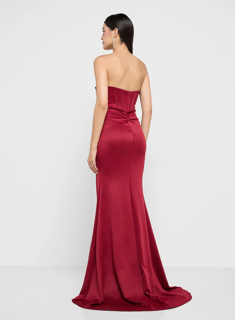 جينجر بوتيك Strapless Corset Gown