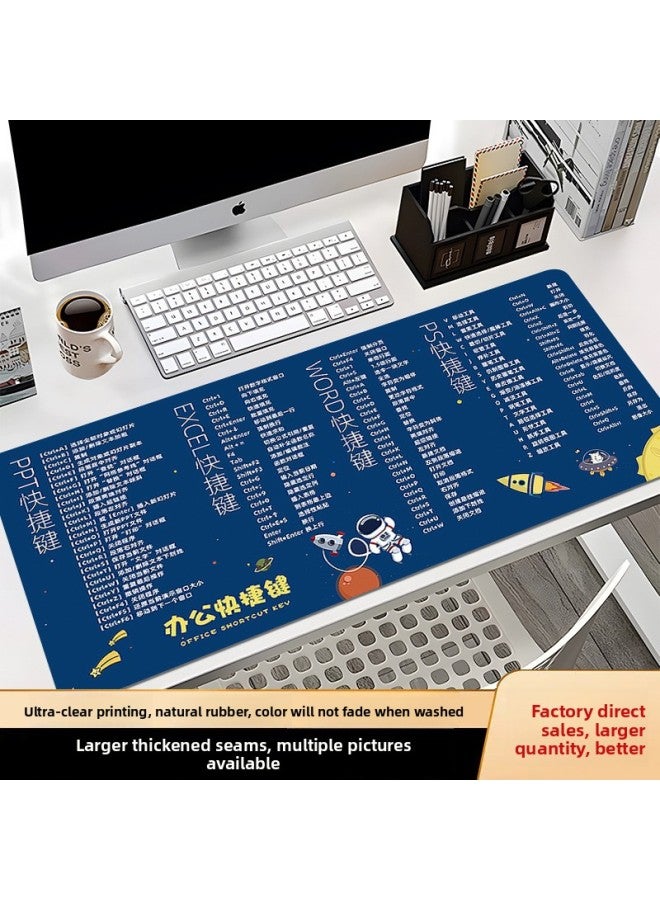 Mouse Pad Super Large Secondary FPS Game Special E-sports Keyboard Pad Office Shortcut Key Desk Pad 