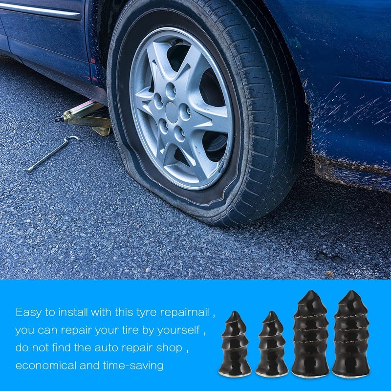 Zocipro 60-Piece Tubeless Tyre Repair Kit with Screwdriver for Cars and Motorcycles - Image 5