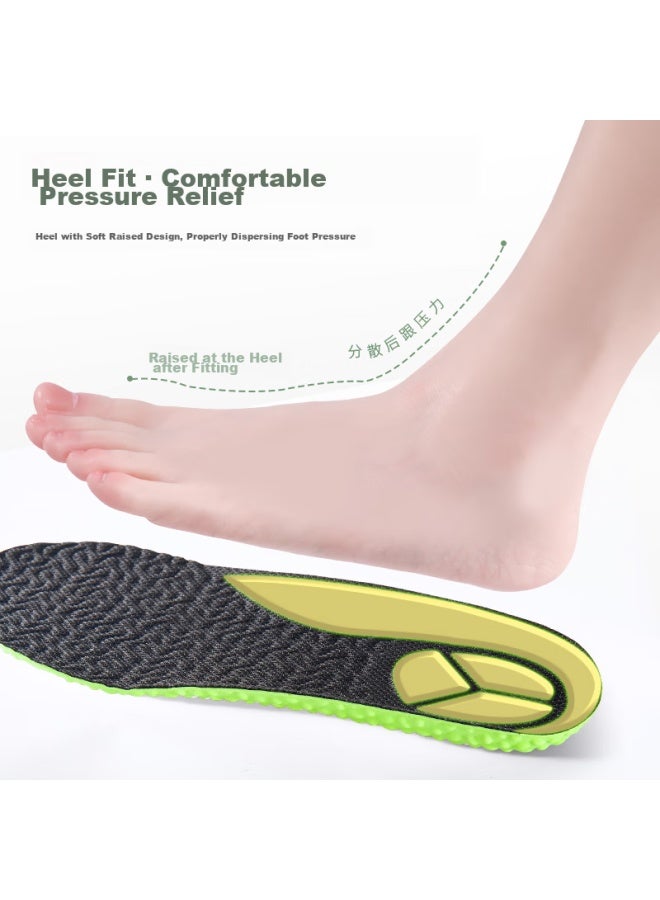 IQGD Iqgd2 Double Pack Anti-odor Oles For Men And Women, Sports Mugwort Antibacterial Shock-absorbing Breathable Military Training Soft Elastic Style 41-42  - Image 4