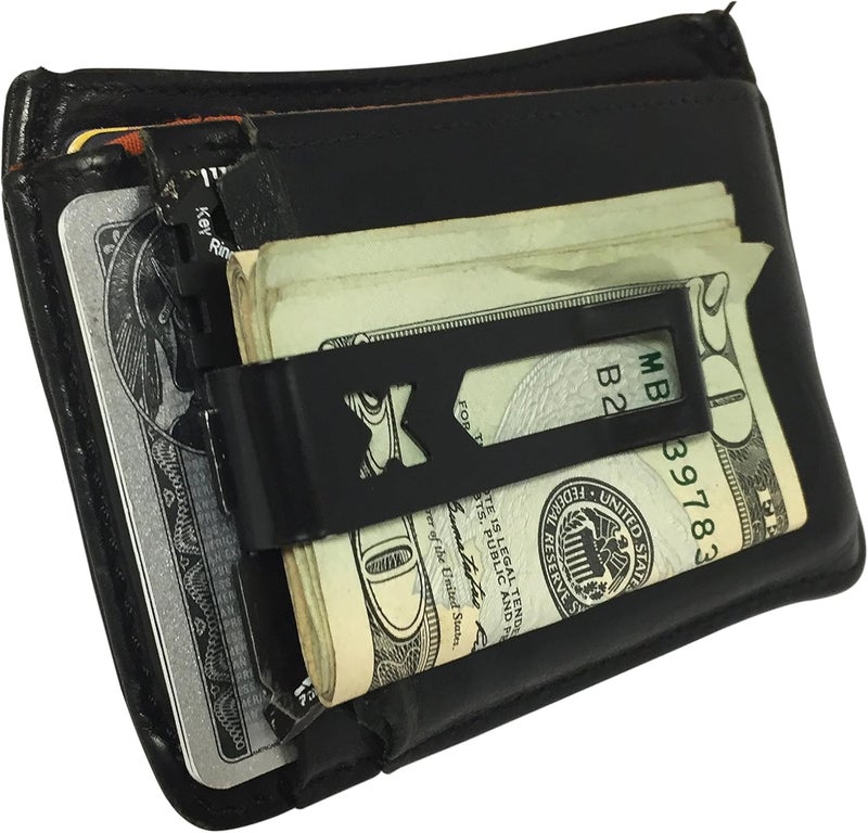 W4W , Multi purpose survival Pocket tool - 43 in 1 - credit card wallet size Ninja Multitool With Money Clip (Black) - Image 5