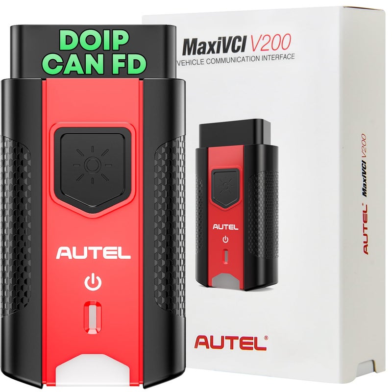 Autel MaxiVCI V200 VCI200 Wireless Diagnostic Dongle 2025 VCI 200 OBD2 Connector Adapter Work with Scanner MaxiSys MS906 PRO MS906MAX MS906 PROTS MK906 PROTS KM100 BT608 BT609 ITS600
