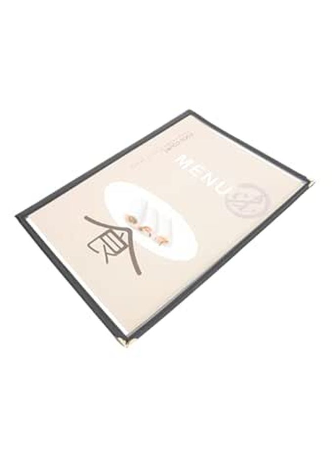 غطاء قائمة من PVC شفاف قابل لإعادة الاستخدام، حافظة واقية للمطاعم والمقاهي والحانات والفنادق - Image 1