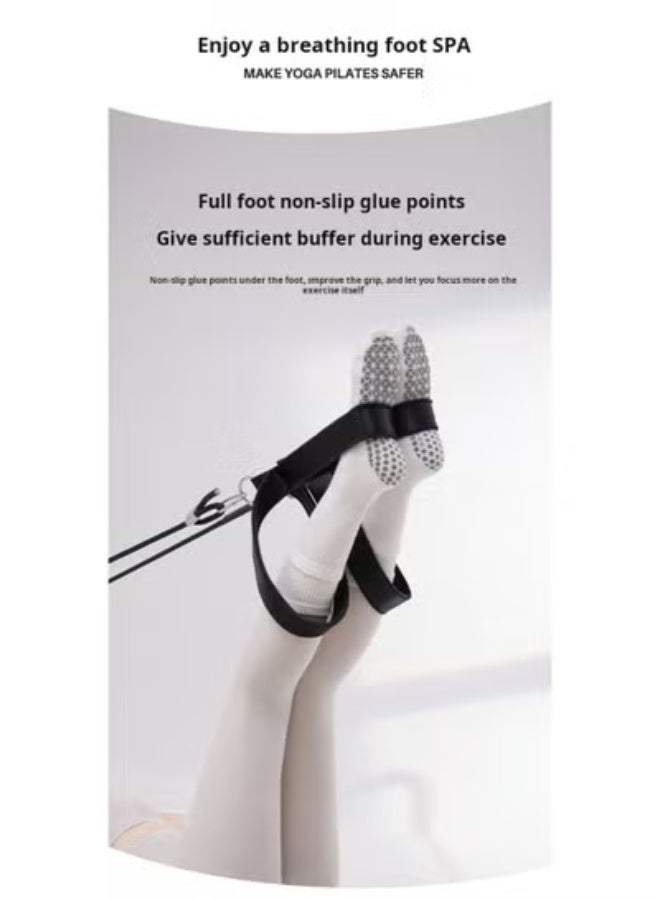 2 pairs fashion high-quality  Ladies' professional yoga socks guard every step, balanced long tube design | stable grip | moisture absorbing and breathable - Image 5