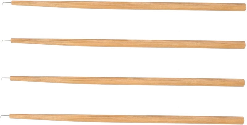 YOSADIER 4pcs Handle Hair Hook Needle for Hair Extensions and Braiding Comfortable - Crochet Tool for Easy Hairstyling Lightweight and Design - Image 1