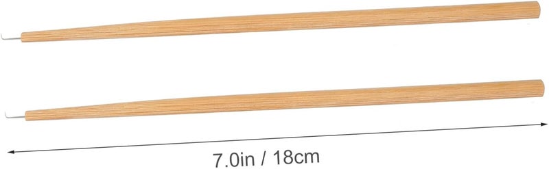 YOSADIER 4pcs Handle Hair Hook Needle for Hair Extensions and Braiding Comfortable - Crochet Tool for Easy Hairstyling Lightweight and Design - Image 2