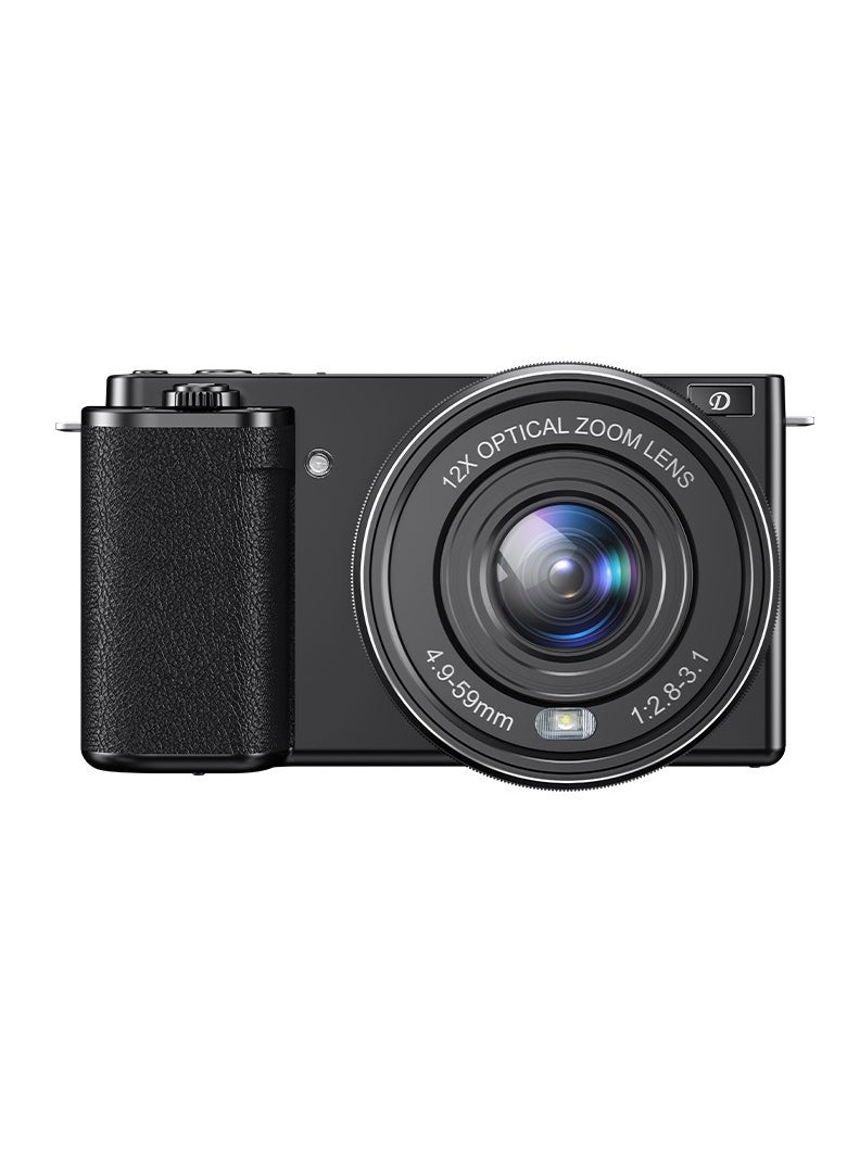 General - Photographic camera, 4K 64MP digital camera, 12x optical vlog camera for YouTube, one-click ready-to-shoot digital camera, autofocus camera, travel camera - Image 1