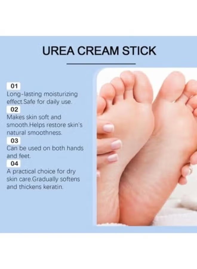 OceAura 60% Urea with 2% Salicylic Acid Urea Foot Care Stick | Moisturizing Balm for Cracked Heels & Rough Skin | With Jojoba Oil & Shea Butter & Avocado oil & Aloe Vera | Exfoliate & Nourish - Image 2