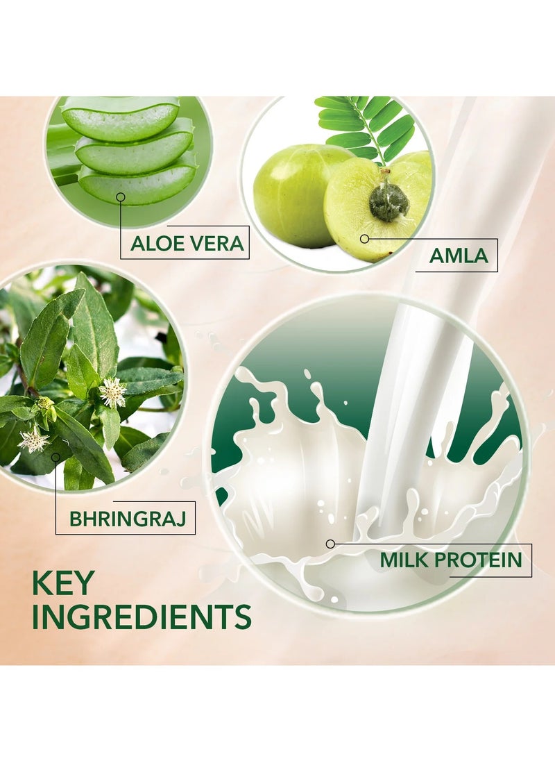 emami Kesh King Damage Repair Shampoo With Milk Protein 340ml  - Image 3