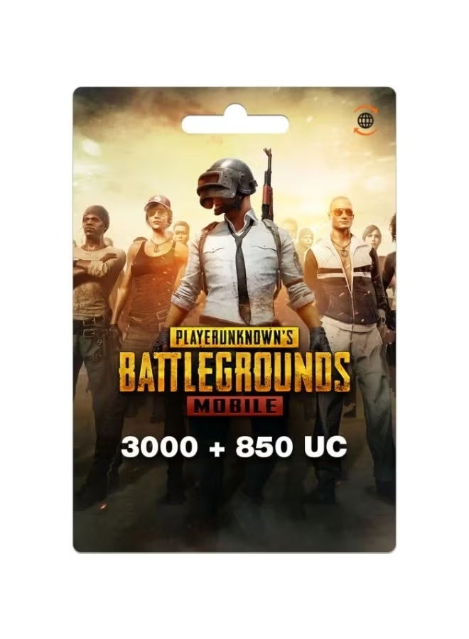 PUBG Mobile 3850 UC $50 Gift Card (Digital)