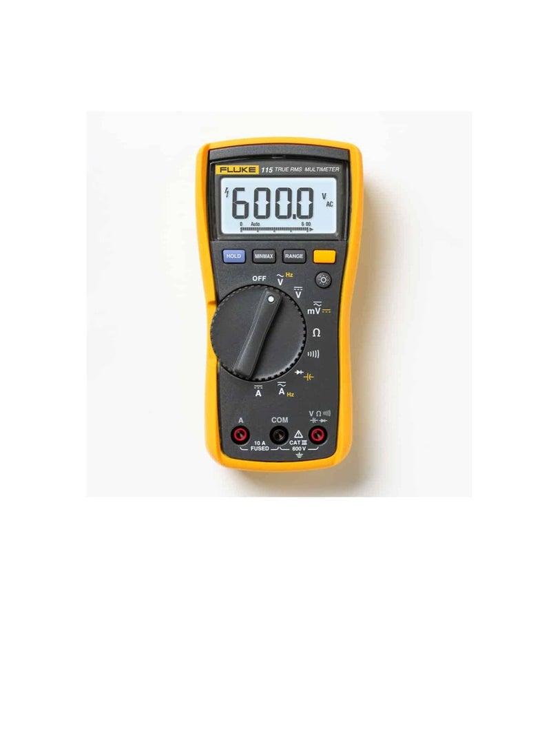 FLUKE Fluke True RMS Digital Multimeter, CAT III 600V, 10A  - Image 1