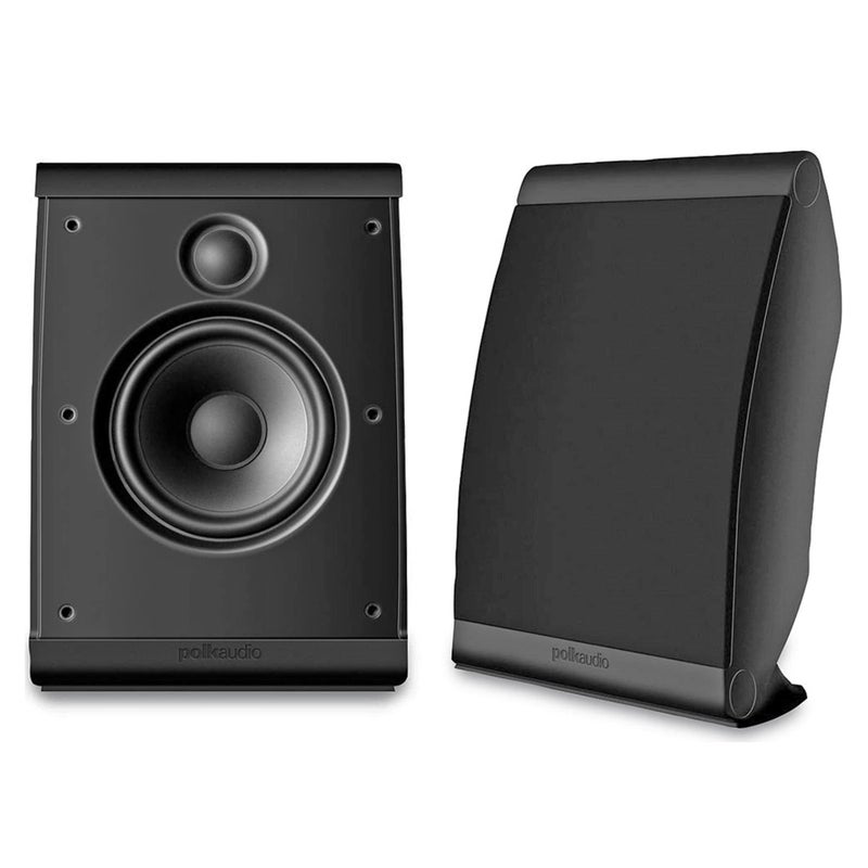 Polk Audio OWM3 Wall and Bookshelf Speakers The Most HighPerformance Versatile Loudspeaker Paintable Grilles Pair Black