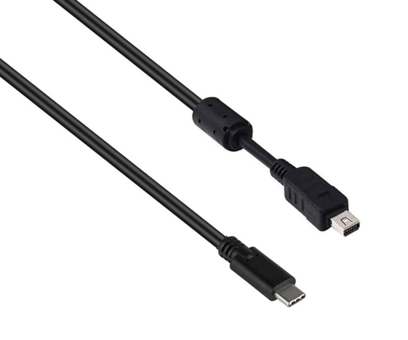 ienza USB C to CB-USB5 CB-USB6 Photo Transfer Charge Cable for Select Olympus Stylus Tough SH TG DSLR Cameras Compatible with PC, iPhone 15, Android, MacBook with USB-C (See Product Details Before Buying) - Image 1