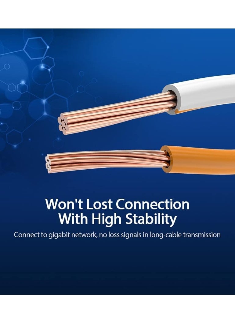 جينيون كيبل شبكة أصلي Cat 6 UTP 23AWG – أسود – بطول 2 متر  - Image 2