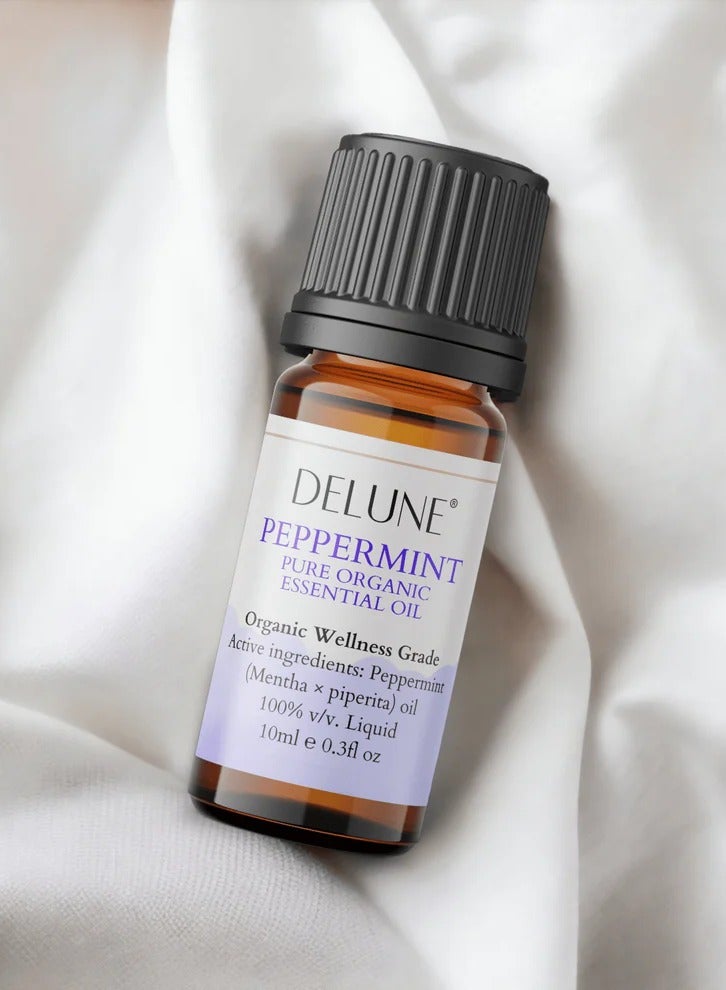 Delune Peppermint Organic Wellness Grade Essential Oil - Image 3