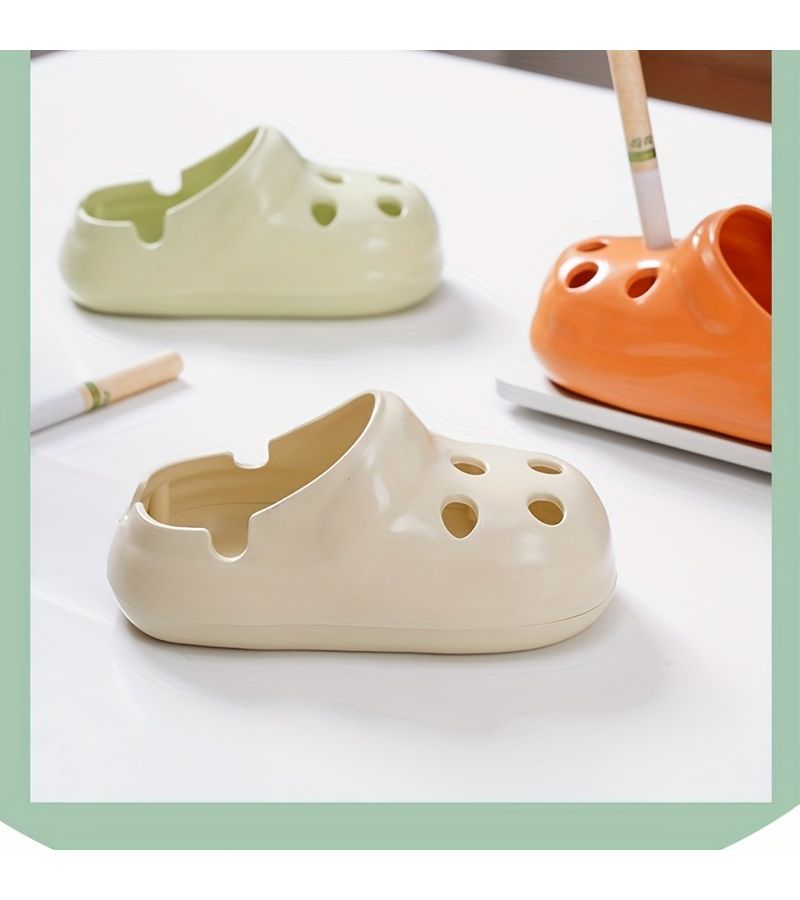 Orange Hole Ridden Shoes Ashtray Aesthetic Home Living Room Office Ornament - Image 5
