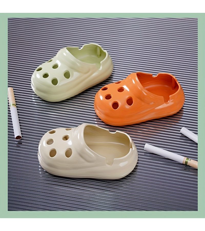 Orange Hole Ridden Shoes Ashtray Aesthetic Home Living Room Office Ornament - Image 4
