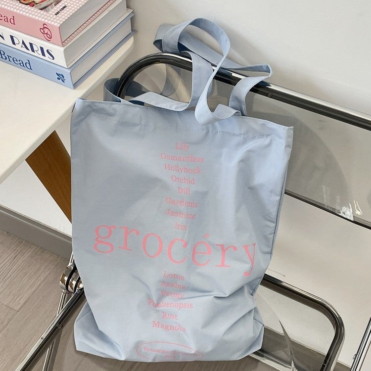 Fashion Letter Print Tote Bag - Image 1