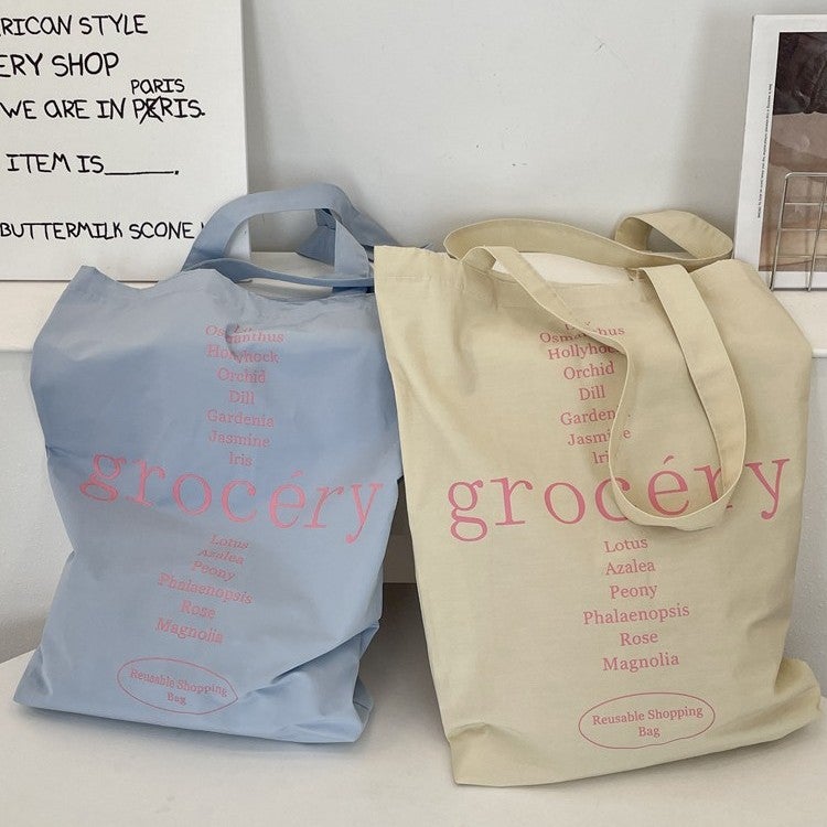 Fashion Letter Print Tote Bag - Image 5