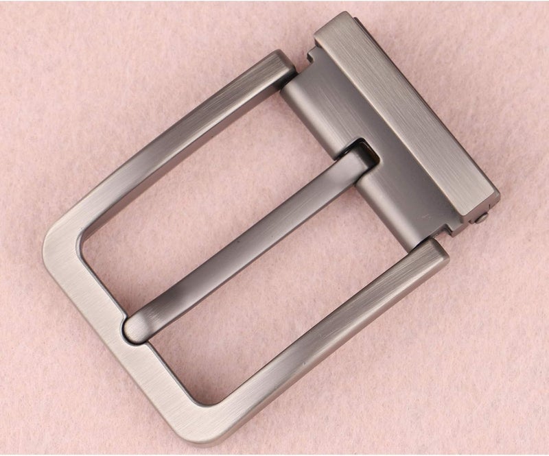 McFanBe 1.5 Inches (38-40 mm) Belt Buckle Single Prong Square Replacement Buckle for Men Women Belt - Image 2