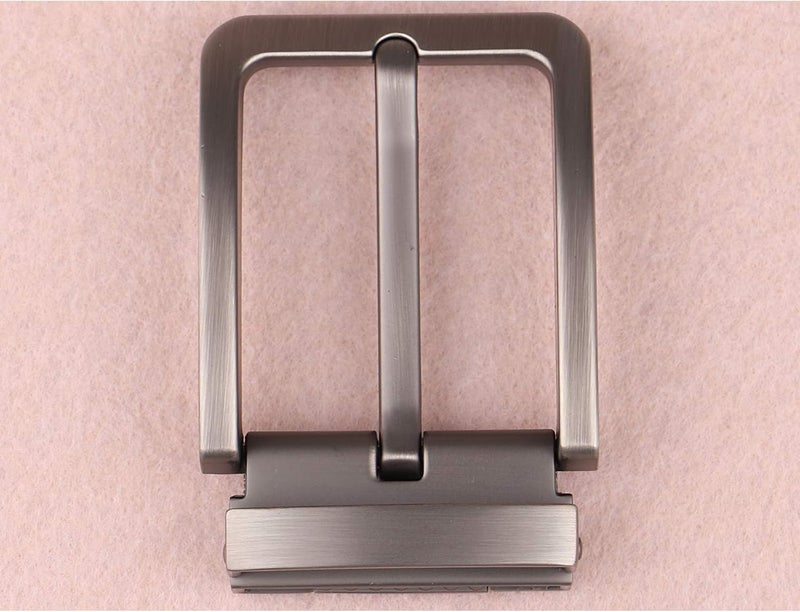 McFanBe 1.5 Inches (38-40 mm) Belt Buckle Single Prong Square Replacement Buckle for Men Women Belt - Image 3