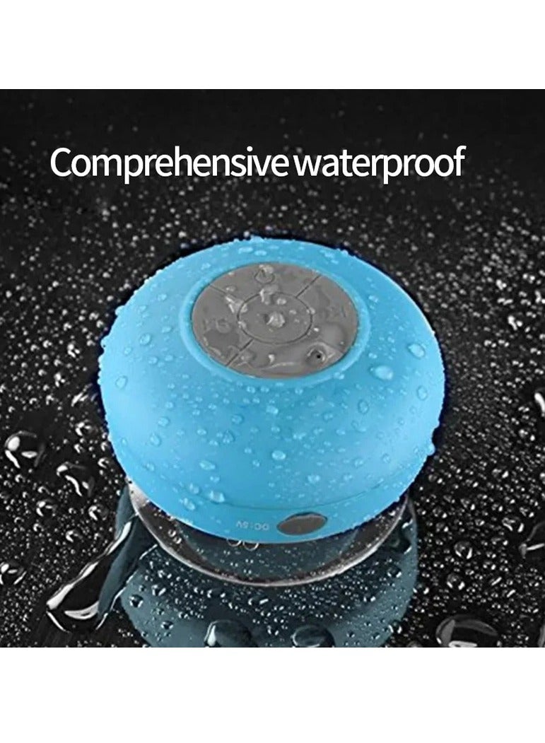 AROAQ Bluetooth Shower Speaker, Waterproof Wireless Stereo and DSP Technology Speaker with Suction Cup, Durable Handsfree Portable Mini Speakerphone for Showers, (Green) - Image 3
