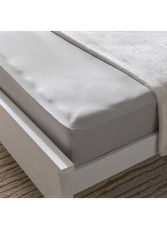 Home Box Opulent Luxe Solid Cotton Super King Fitted Sheet 200 x 40 x 200 cm  - Image 2