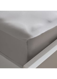 Home Box Opulent Luxe Solid Cotton Super King Fitted Sheet 200 x 40 x 200 cm  - Image 4