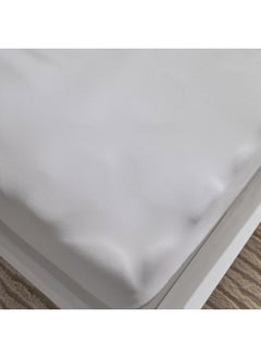 Home Box Opulent Luxe Solid Cotton Super King Fitted Sheet 200 x 40 x 200 cm  - Image 5