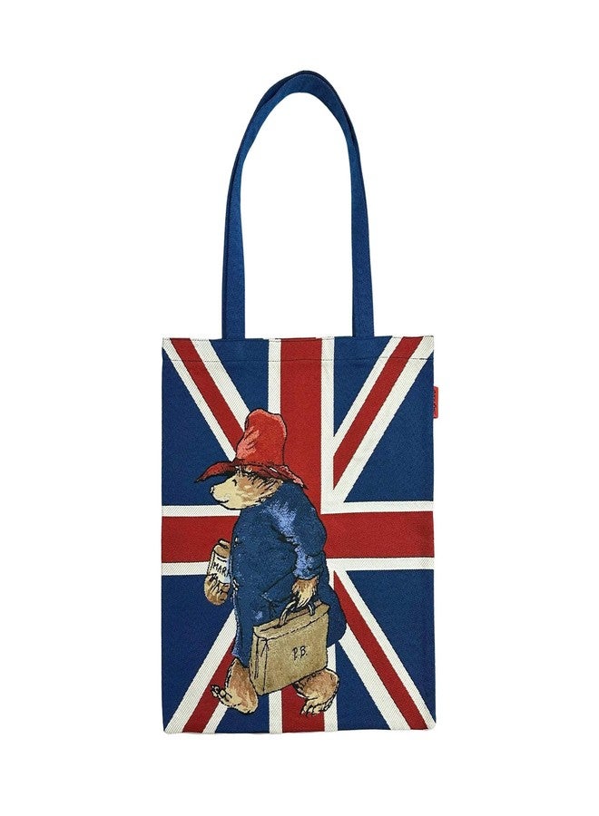 Signare Tapestry Union Jack Paddington Bear™ with Marmalade Flat Bag Reusable Grocery Shopping Eco-Friendly Tote Bag for Women with Paddingt, Flat Bag, Medium - Image 1