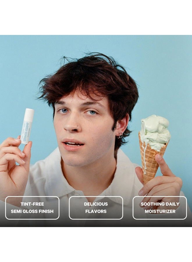 Space Camp Wellness Jumbo Lip Balm - Frosted Mint Organic Flavored Balm (2 Pack) - Image 5