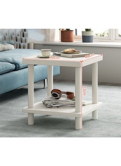 NKX Minimalist Square Coffee Table for Bedroom and Living Room  40x40 cm  - Image 1
