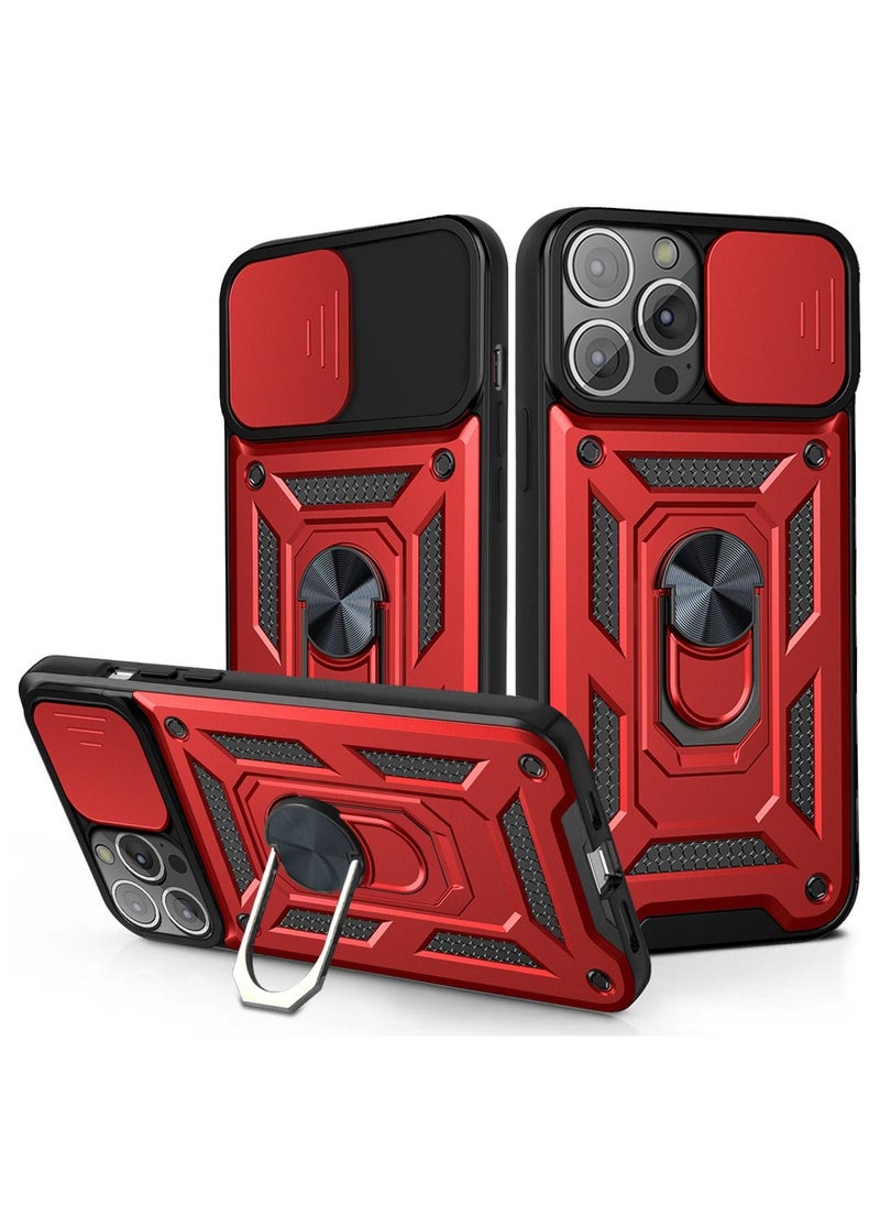 Fankalo Phone Cover for Apple iPhone 13 Pro with Slide Camera Cover Military Grade Drop Protective Phone Case with Magnetic Car Mount Holder  - Image 1