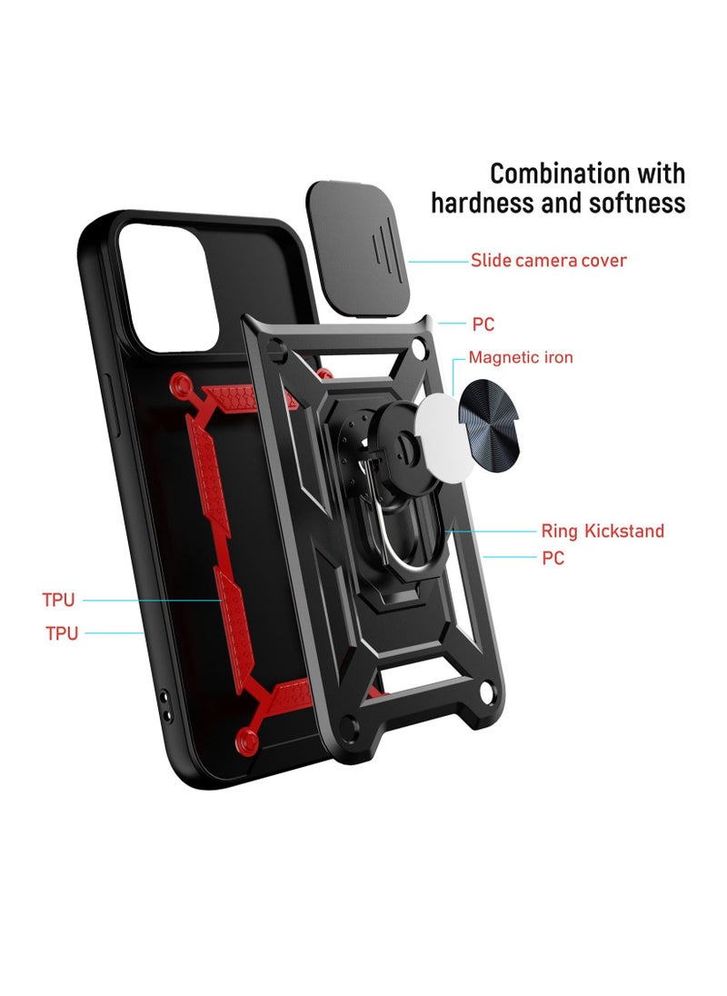 Fankalo Phone Cover for Apple iPhone 13 Pro with Slide Camera Cover Military Grade Drop Protective Phone Case with Magnetic Car Mount Holder  - Image 5