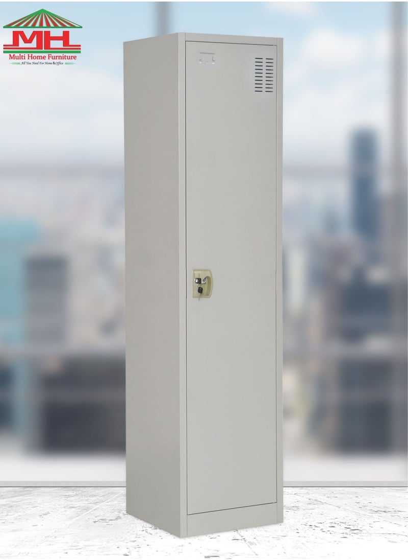 Multi Home Furniture MHF Steel Locker One Door Metal Storage Locker MH-A114  - Image 1