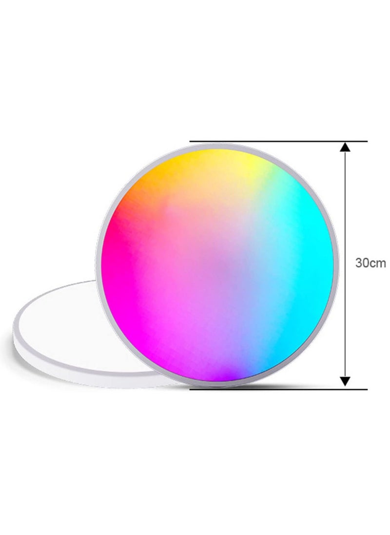 Arabest Ceiling Lamp Led Lights Modern Full Color Dimming, Remote Control, Intelligent Voice Control, Smart Timmer, Bedroom Round Ceiling Lamp Ceiling Light Led  - Image 5