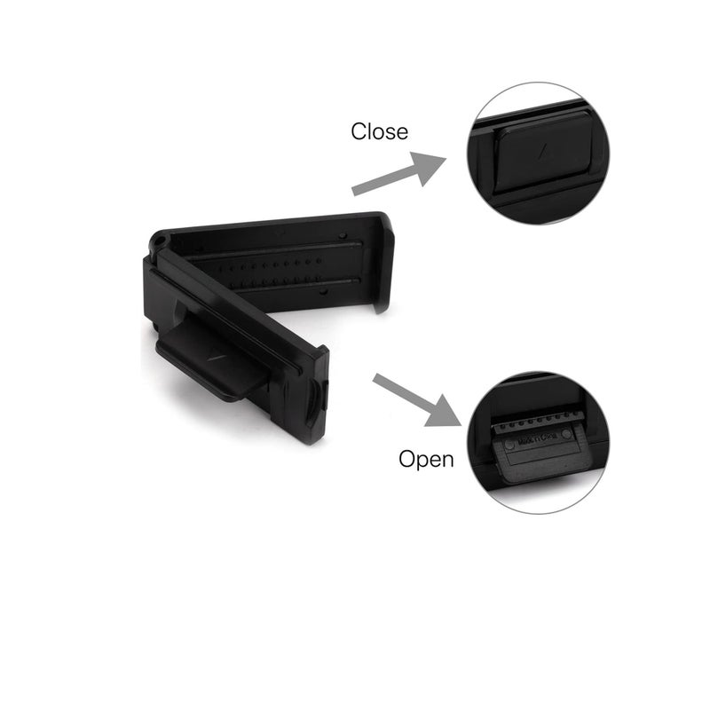 Zikra Car Seat Belt Adjuster, Seatbelt Clips, Auto Car Seat Belt Stopper Clamp, Smart Adjust Seat Belts to Relax Shoulder Neck Tension While Driving (Silver) - Image 5