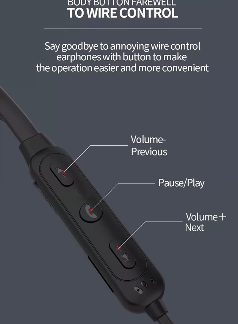 Celebrat A22 Wireless Sport Earphones Bluetooth V5.0 360° Surround Sound Magnetic HD Microphone - Image 5