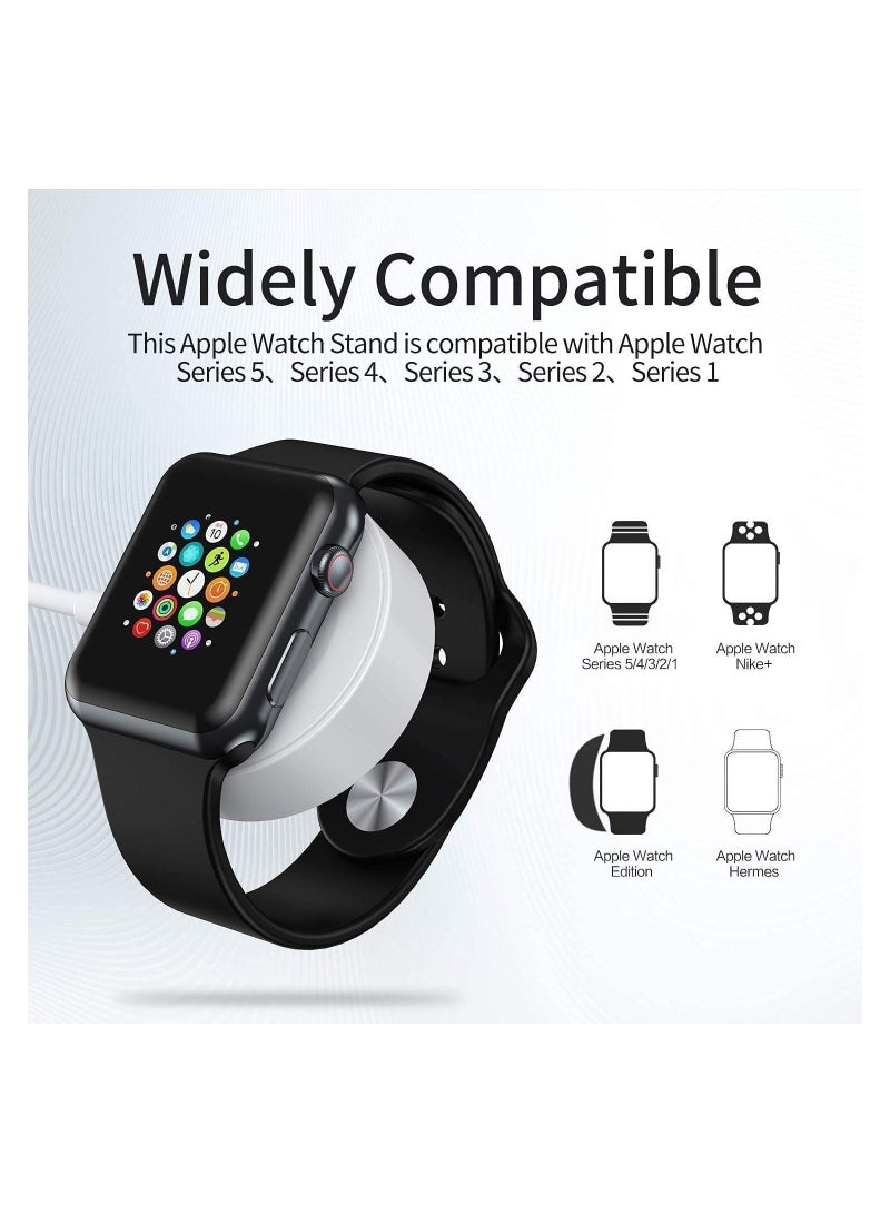iWatch Charger Wireless Smart Watch Magnetic Charging Cable, [MFi Certified] Wireless Charging Pad Cord For Apple Watch Series 6/SE/5/4/3/2/1 - Image 2