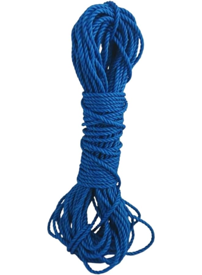 Clothesline, durability and high performance (blue plastic 15 meters) 