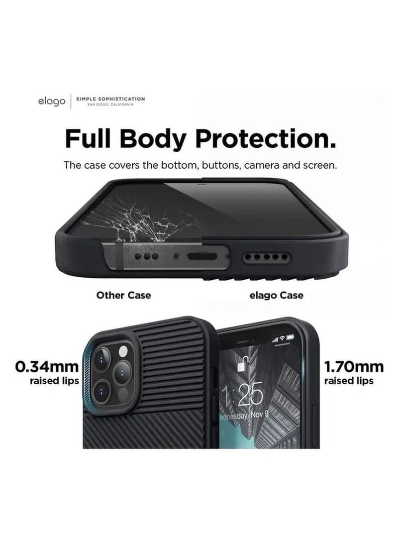 Elago Cushion Case for iPhone 12 Pro (6.1") - Black - Image 5