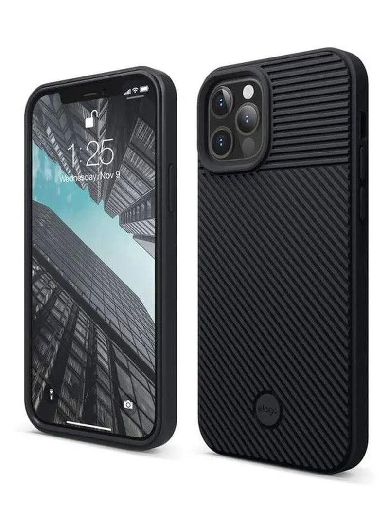 Elago Cushion Case for iPhone 12 Pro (6.1") - Black - Image 1