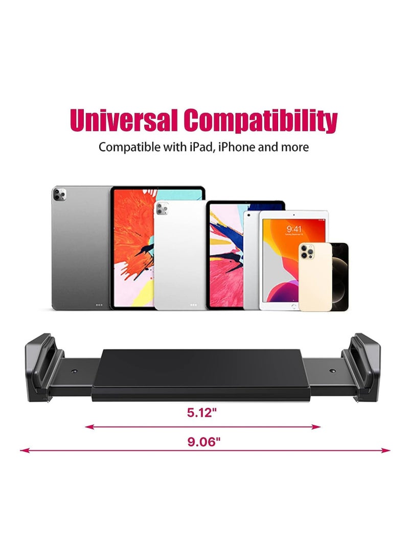 ULANZI Tablet Stand Holder, VIJIM P001 Desktop Phone Mount Stand with 2 Adjustable Arm and 360° Rotates Tablet Holder Universal Foldable Multi Angle, Compatible with iPad iPhone Tablet and More - Image 4