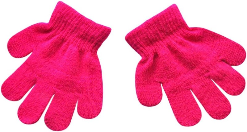 BaiX Toddler Boys and Girls Winter Knitted Writing Gloves, 1-3 Years Old - Image 2