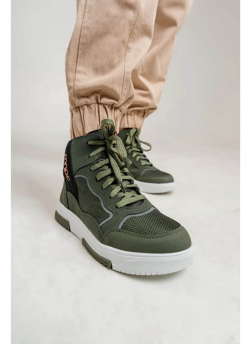 Mnpc Boys Khaki Anatomical Sneaker Boots