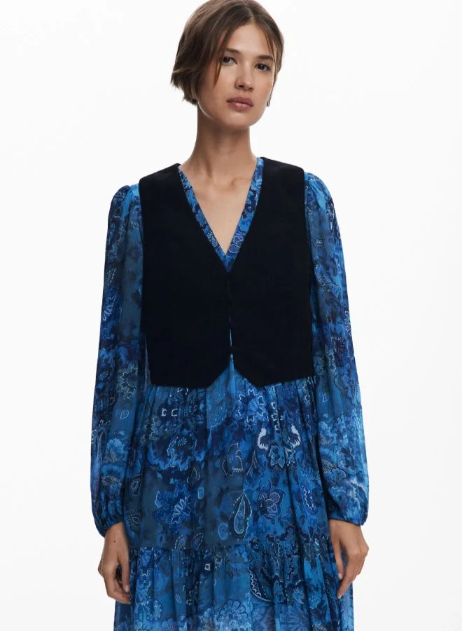DESIGUAL 2-in-1 vest dress