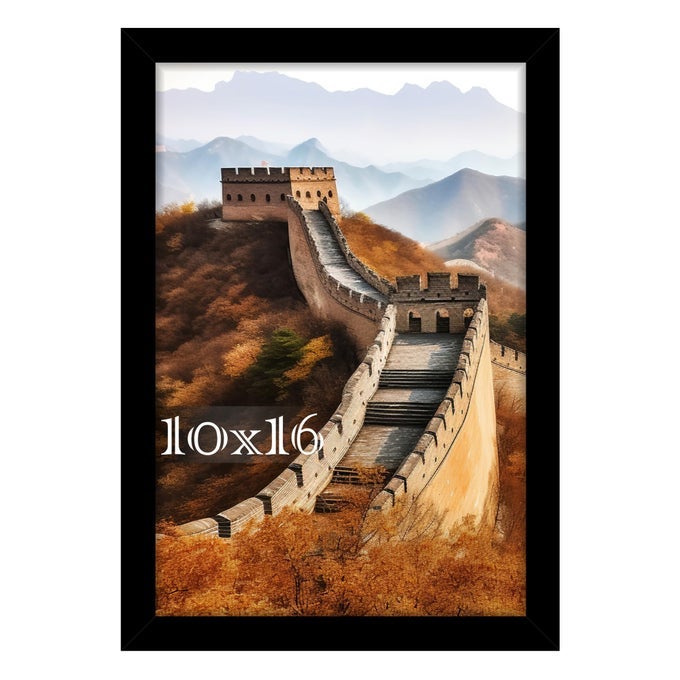 10x16 Frame Photo Frame for Wall Mounting Display Black