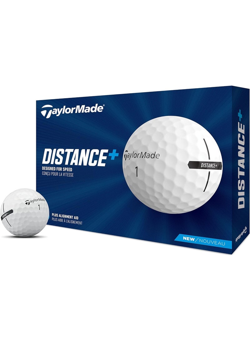 TaylorMade Golf Taylormade Distance+ Golf Balls - Image 1