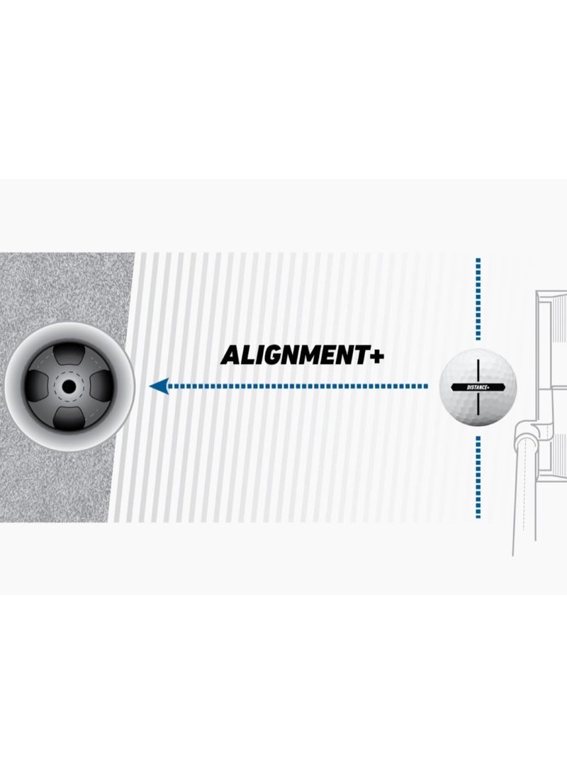 TaylorMade Golf Taylormade Distance+ Golf Balls - Image 3